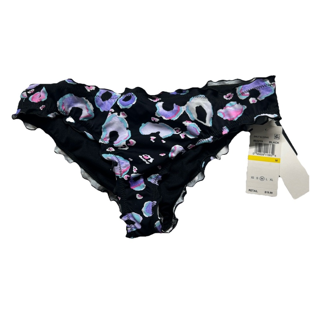 Salt & Cove Bikini Swimsuit Bottom M Women's Black